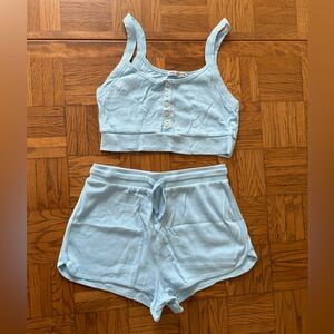 Zara Light Blue Lounge Set